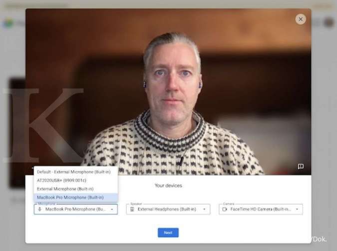 Fitur baru Google Meet bisa mengecek kualitas audio dan video, begini cara pakainya