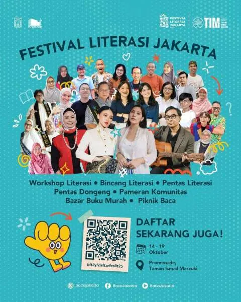 Festival Literasi Jakarta 14-19 Oktober 2025