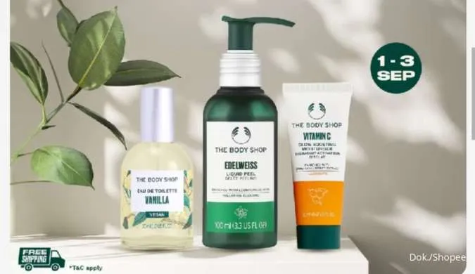 Promo The Body Shop Super Beauty Day 1-3 September 2025, Sleeping Mask Diskon 50%