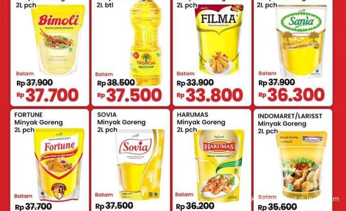 Promo Minyak Goreng di Indomaret dan Alfamart Weekend, Harga Berbeda di Tiap Wilayah