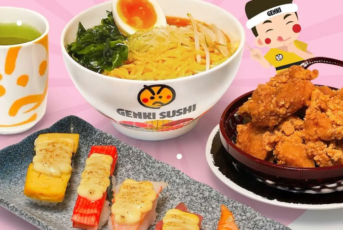 Promo Genki Sushi Oishii Lunch Tiap Senin-Jumat, 3 Paket Komplit Mulai Rp 70.000
