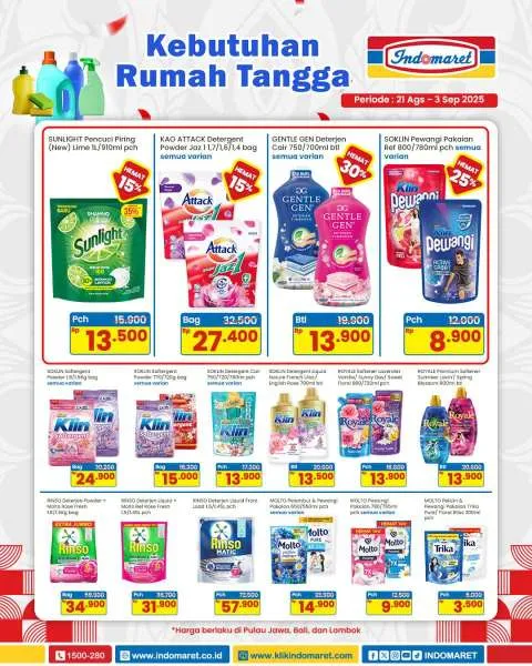 Promo Indomaret Super Hemat Periode 21 Agustus-3 September 2025