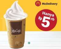 Promo McD I Love Monday 29 November 2021, McDelivery Iced Coffee Float Rp 5.000