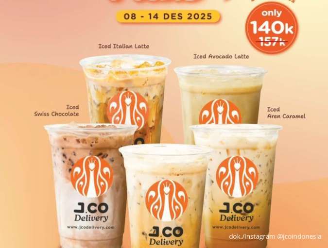 Promo Hemat J.CO! Your Favorite Picks Bundling 3 & 5 Minuman sampai 14 Desember