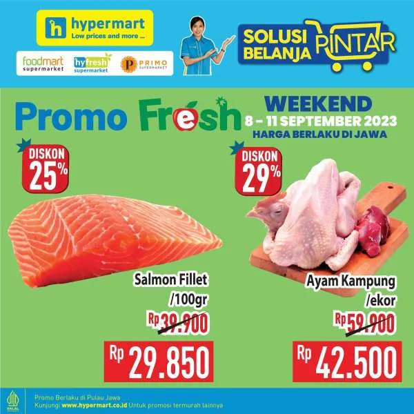 Promo Hypermart Hyper Diskon Weekend Periode 8-11 September 2023