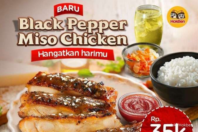 Menu Terbaru Hokben 2022, Ada Black Pepper Miso Chicken hingga Crispy Nori Chicken