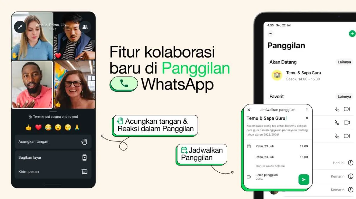 WhatsApp Rilis Fitur Schedule Calls, Begini Cara Pakainya