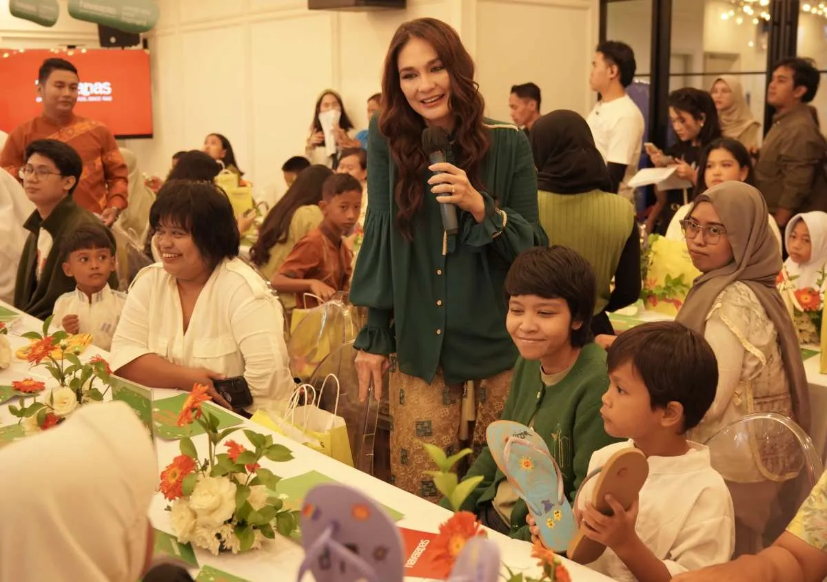 Havaianas Sentuh Pendidikan Anak Jalanan Bareng Luna Maya