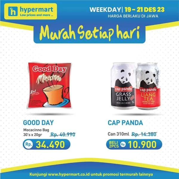 Promo Hypermart Hyper Diskon Weekday Periode 19-21 Desember 2023