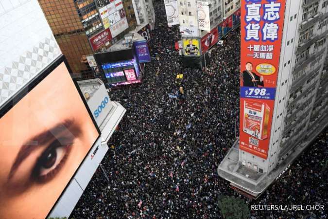 Hong Kong bersiap hadapi aksi unjuk rasa besar, Minggu ini