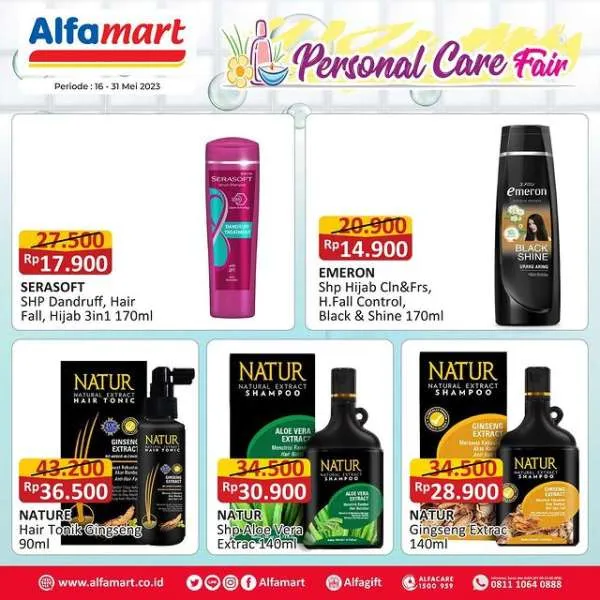 Promo Alfamart Personal Care Fair Periode 16-31 Mei 2023