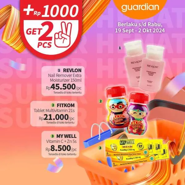 Promo Guardian Super Hemat Periode 19 September-2 Oktober 2024