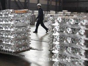 Aluminium capai rekor harga tertinggi di hari kedua sejak September 2008