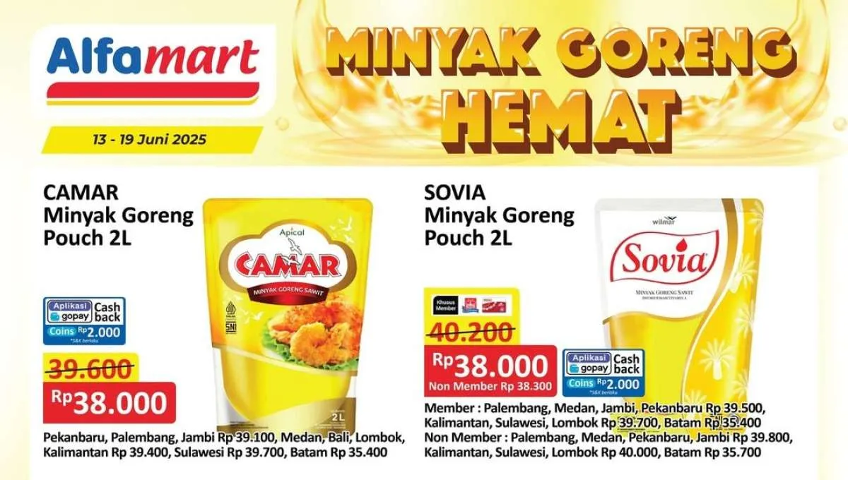 Promo Minyak Goreng di Alfamart & Superindo Weekday Juni, Harga Hemat Berakhir Besok