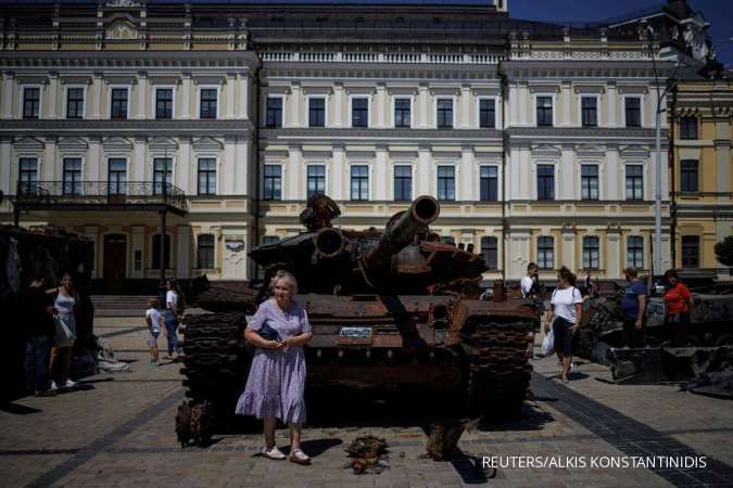 Perang Berlangsung Hampir Setengah Tahun, Rudal Rusia Tampak Menghujani Ukraina 