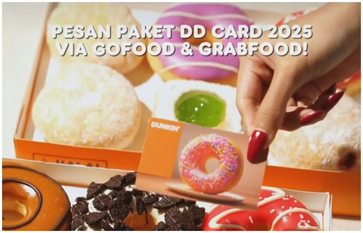 Promo Dunkin Khusus Mei: DD Card - Donut Lezat Jadi Satu Cuma di GrabFood dan GoFood