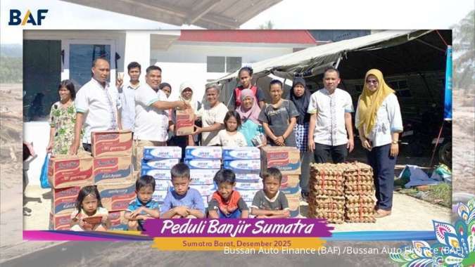 Respons Bencana di Sumatra, Bussan Auto Finance (BAF) Salurkan Paket Sembako