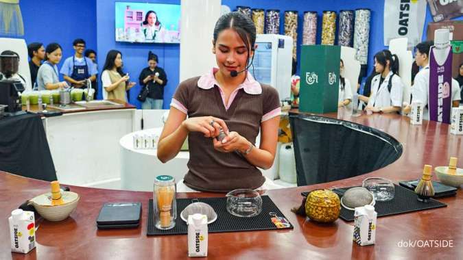 Maudy Ayunda Beberkan Keseruan dan Cara Nikmati Susu Oat