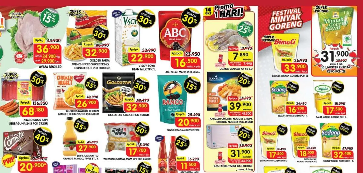 Promo JSM Superindo Sampai 15 Oktober 2023, Minyak Goreng dan Sabun Harga Spesial