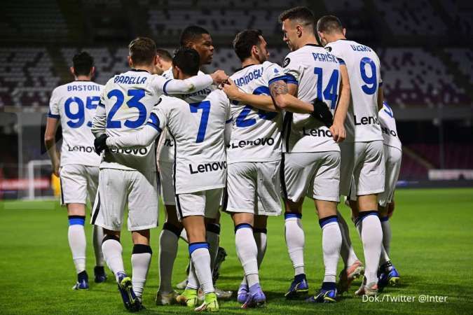 Inter Milan Nyaman di Puncak Klasemen Liga Italia Serie A, Napoli & AC Milan Kompak