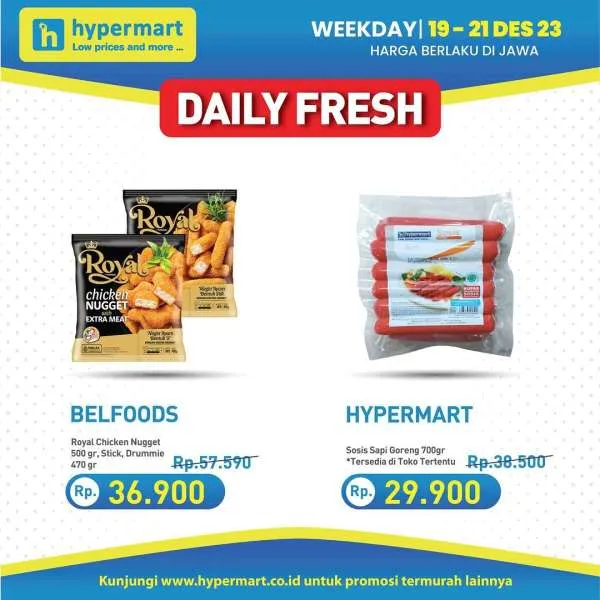 Promo Hypermart Hyper Diskon Weekday Periode 19-21 Desember 2023