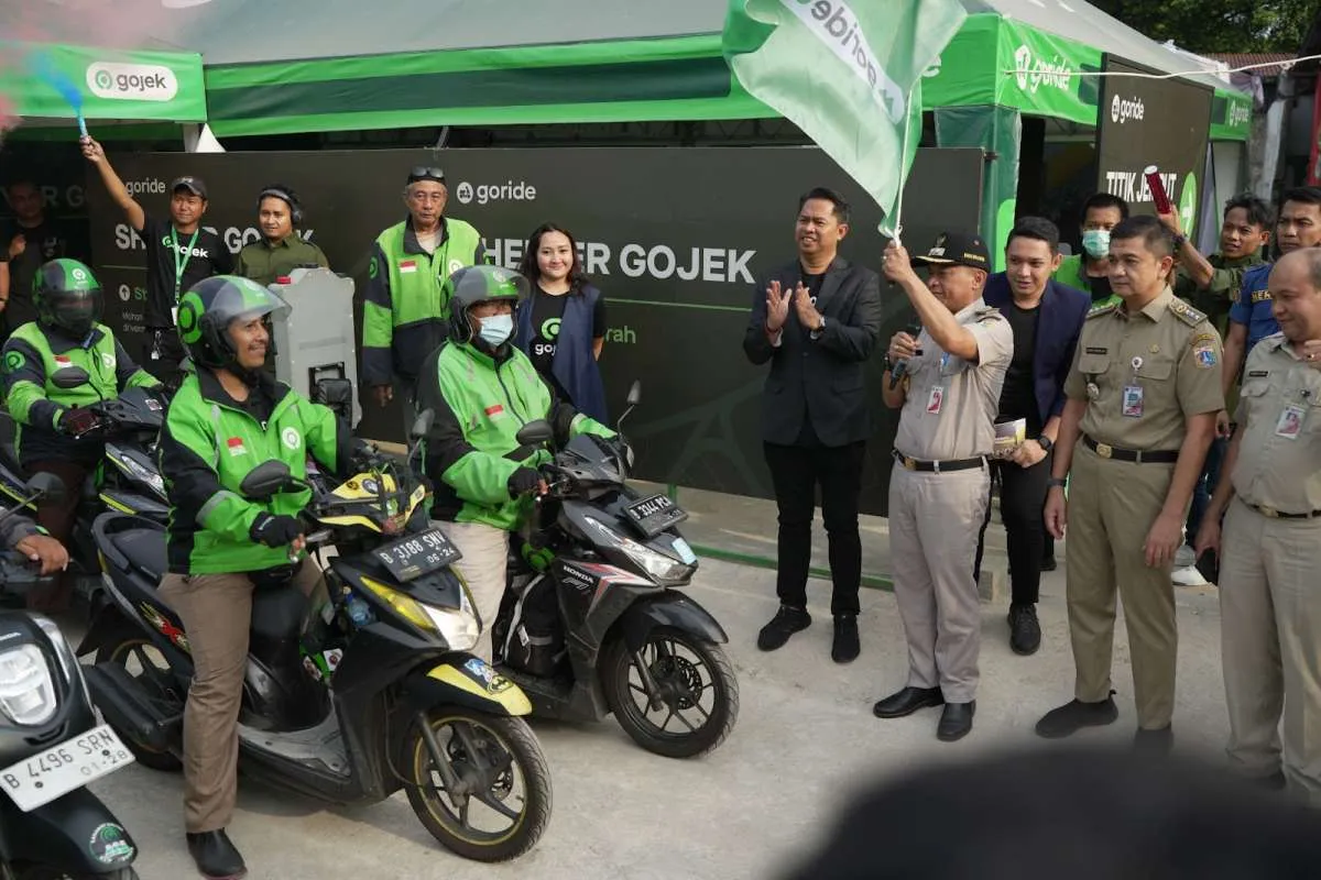 Gojek & Pemprov DKI Dorong Integrasi Antar Moda Transportasi lewat Shelter Palmerah