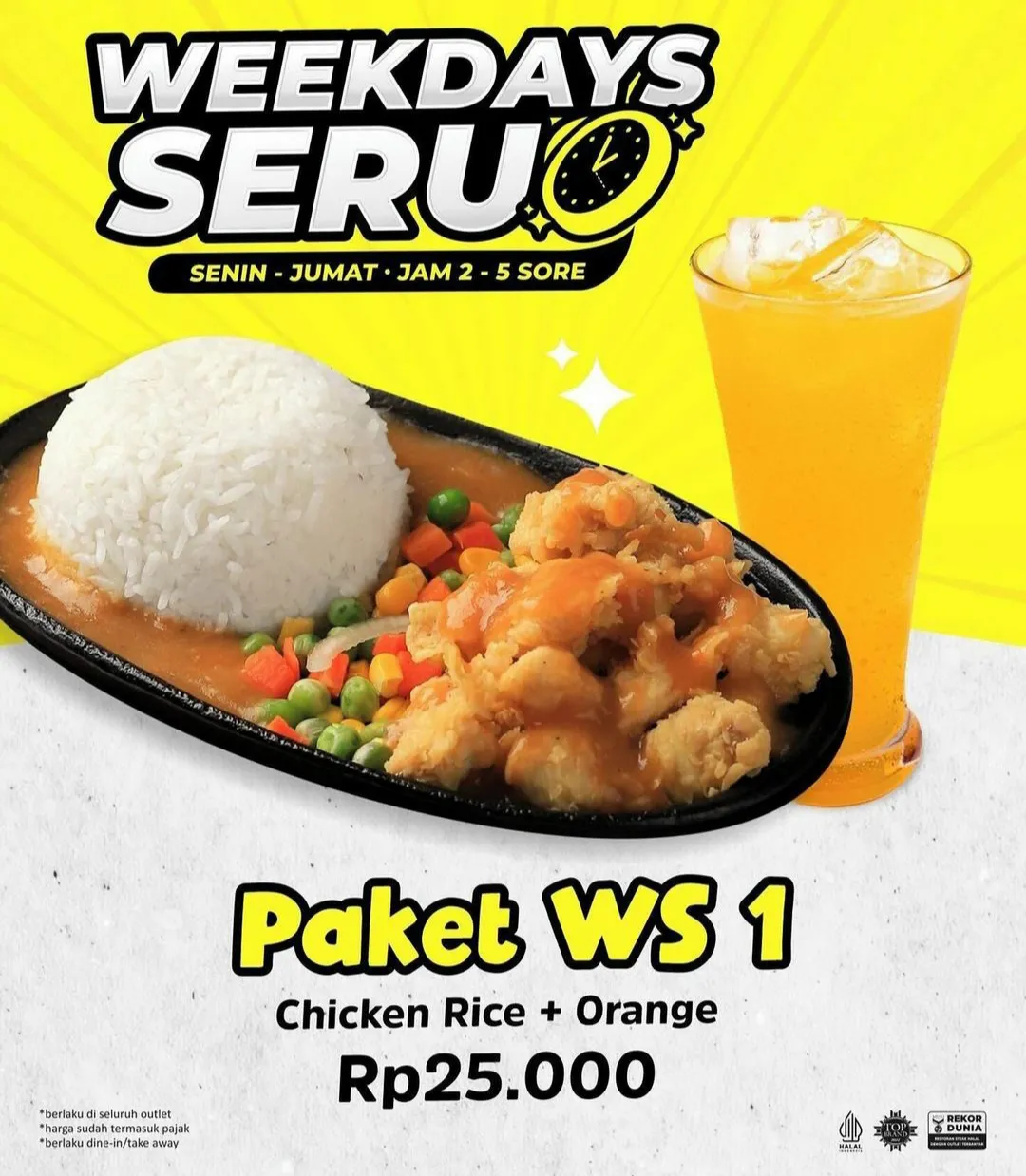 waroeng steak weekday seru Rp 20.000