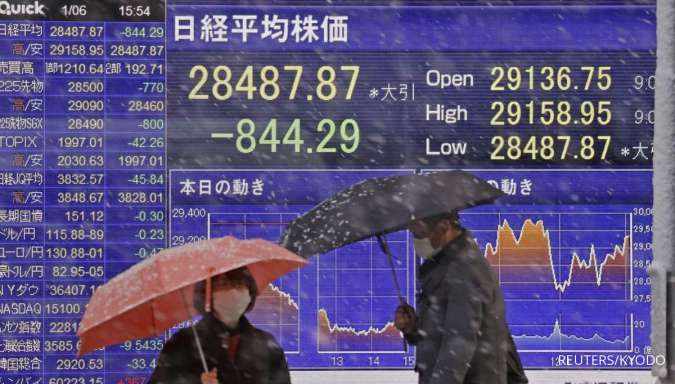 Bursa Asia Kompak Melemah Pada Perdagangan Jumat (23/9) Pagi