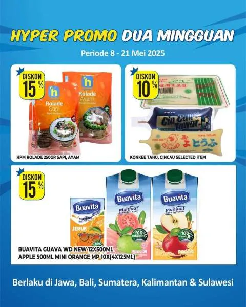 Promo Hypermart Dua Mingguan Periode 8-21 Mei 2025