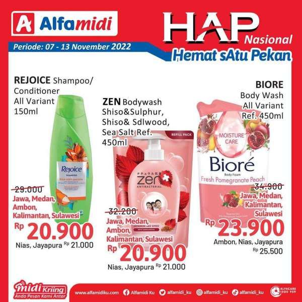 Katalog Promo Alfamidi Hemat Satu Pekan Periode 7-13 November 2022