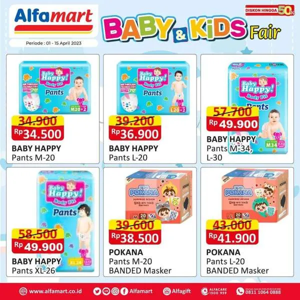 Promo Alfamart Baby & Kids Fair Periode 1-15 April 2023