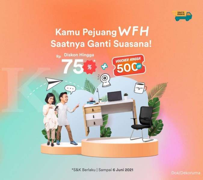 Dekoruma Hadirkan Berbagai Furnitur Berkonsep Japan di dalam Kampanye Shopee 6.6 Rumah & Hobi Sale