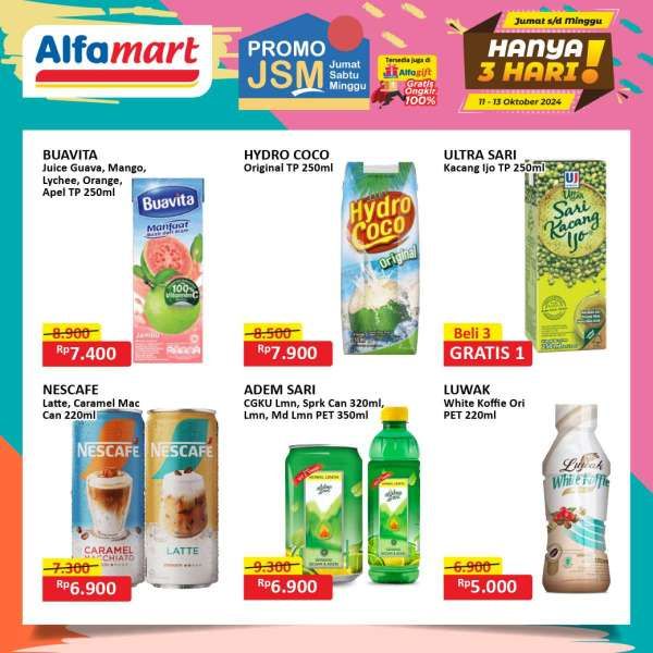 Promo JSM Alfamart Weekend 11-13 Oktober 2024