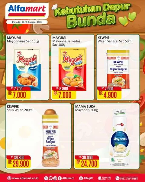 Promo Alfamart Kebutuhan Dapur Periode 1-15 Oktober 2025