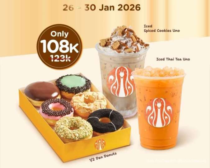 Promo J.CO Payday & J.CO Open Ramayana Cibitung Diskon Terakhir Hari Ini