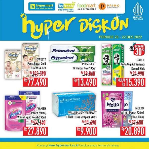 Harga Promo Hypermart 20-22 Desember 2022