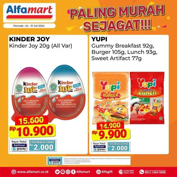 Promo Alfamart Paling Murah Sejagat Periode 24-31 Juli 2024