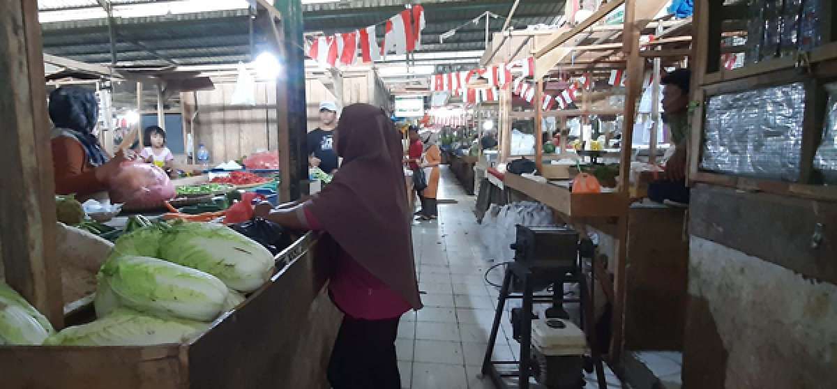 Pasar Tradisional Belum Siap Terapkan Aplikasi PeduliLindungi