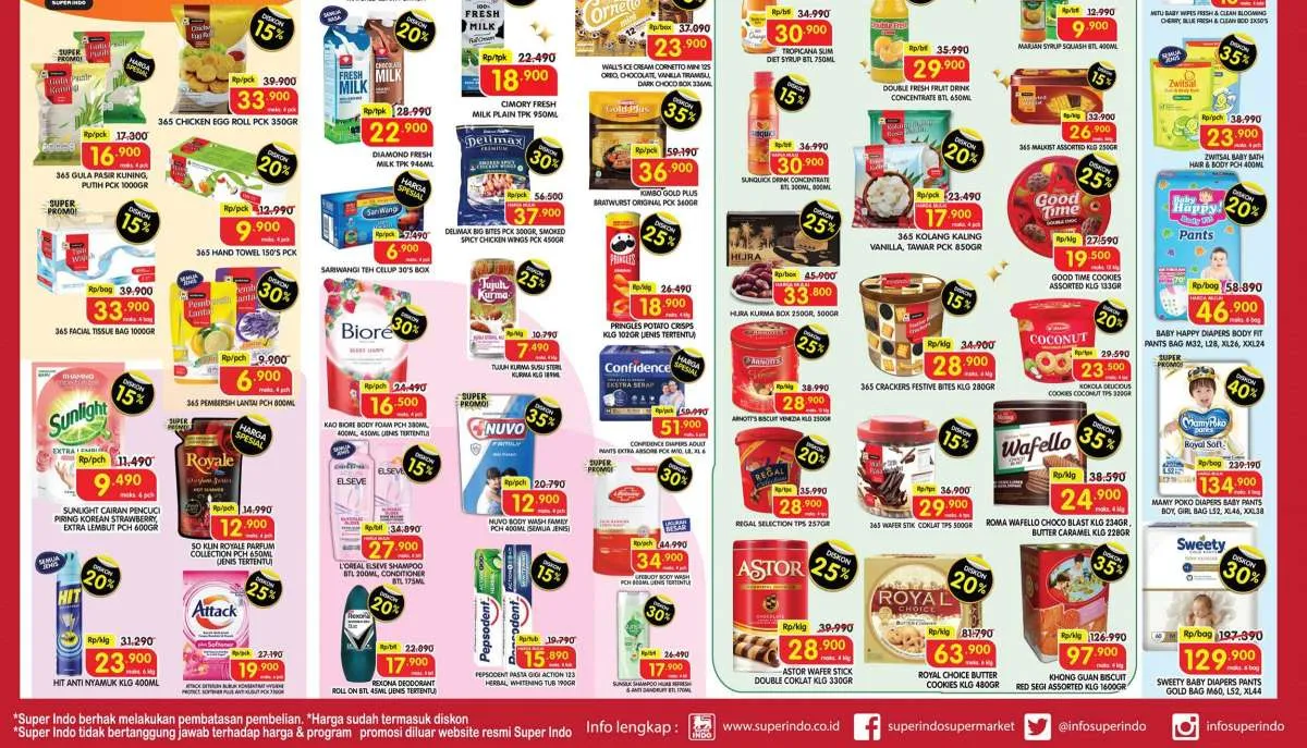 Promo Superindo Weekday Periode 2-5 Maret 2026, Diskon hingga 50% Minyak Goreng-Sirup
