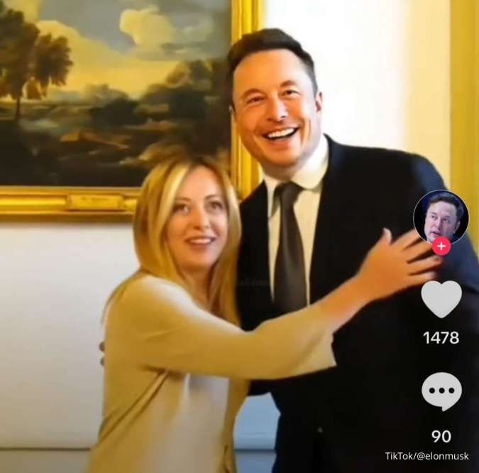 Rumor! Elon Musk Jalin Asmara dengan Perdana Menteri Italia Giorgia Meloni