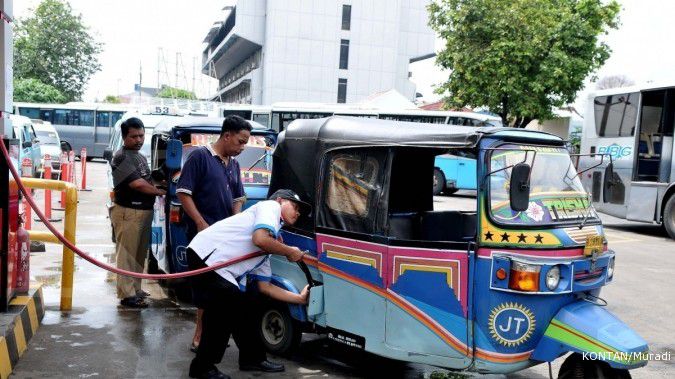 Transportasi di Jakarta bertahap menggunakan BBG