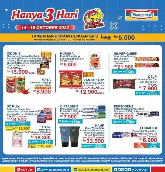 Promo JSM Indomaret 14-16 Oktober 2022