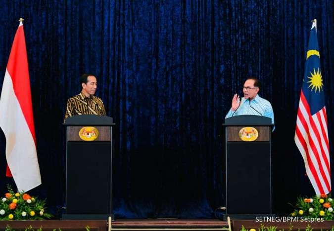 Bertemu PM Anwar Ibrahim, Jokowi Selesaikan Negosiasi Batas Laut Teritorial