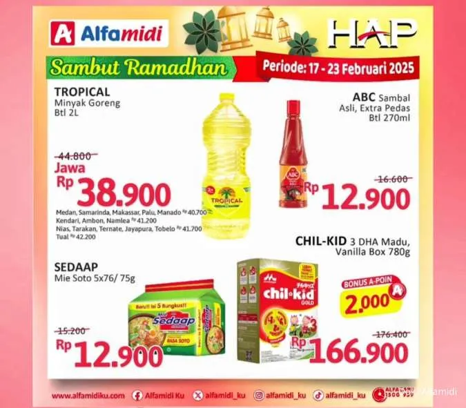 Promo Alfamidi Hemat Satu Pekan Periode 17-23 Februari 2025