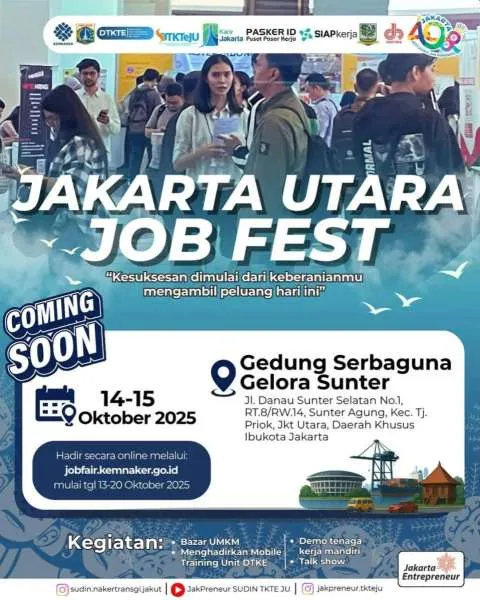 Jakarta Utara Job Fest 14-15 Oktober 2025