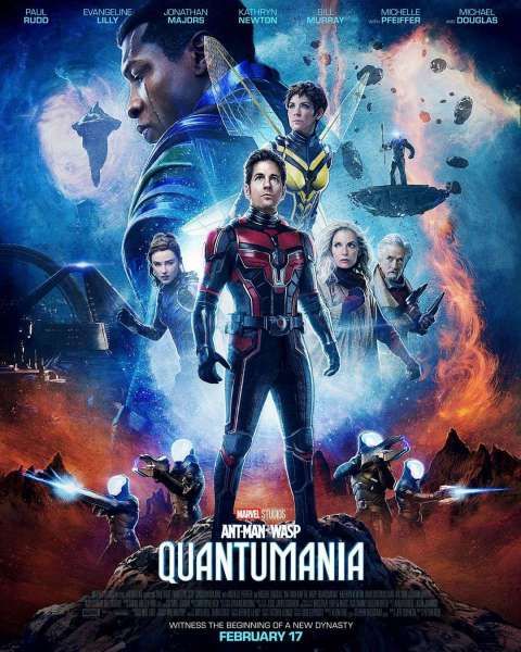 Jonathan Majors di Poster Ant-Man and The Wasp: Quantumania