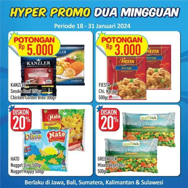 Promo Hypermart Dua Mingguan Periode 18-31 Januari 2024