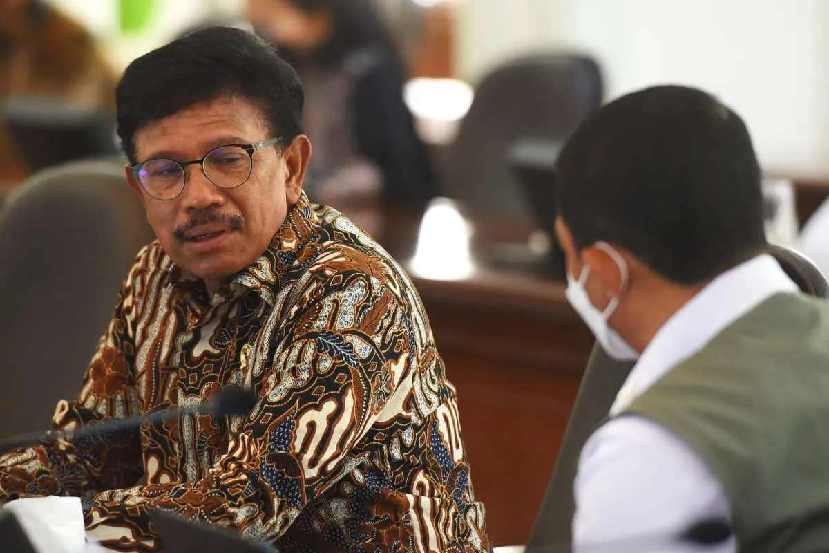 Kasus BTS 4G, Menkominfo Johnny G Plate Penuhi Pemeriksaan di Kejagung
