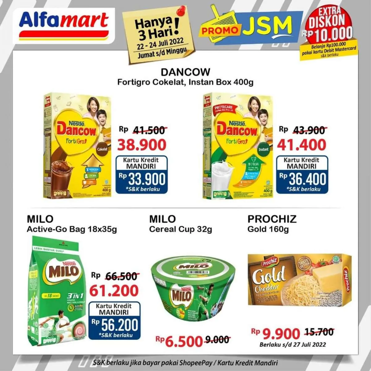 Promo JSM Alfamart Minggu Ini, Potongan Harga Menarik untuk Berbagai Produk