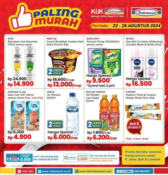 Promo Indomaret 22-28 Agustus 2024 Spesial Paling Murah